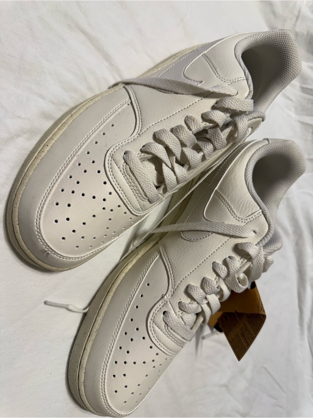 Nike Off-White Leather Low-Top Sneakers